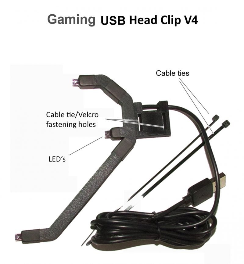 USB IR Head Tracker Clip TrackIR Alternative